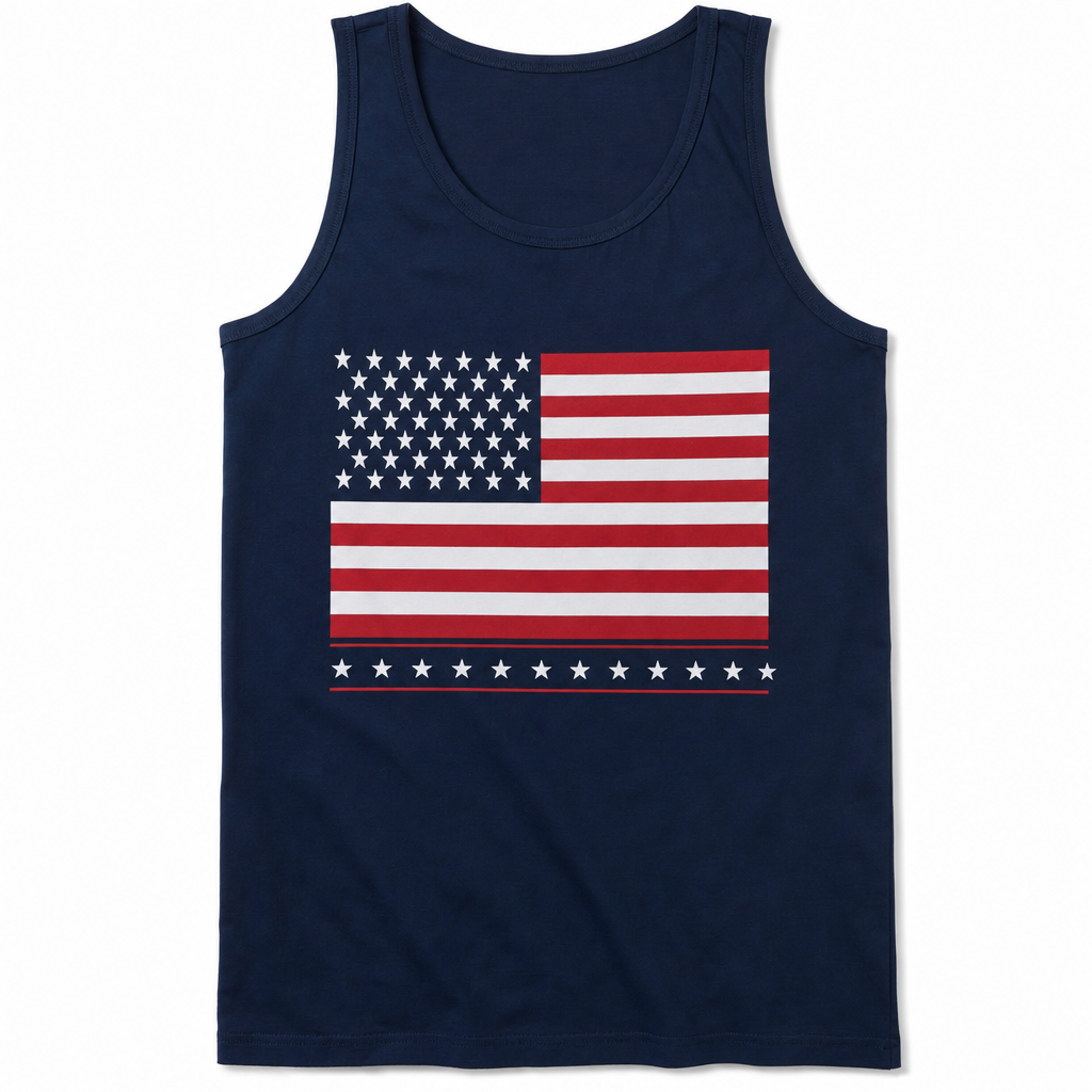 American Flag Tank Top